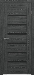 	межкомнатные двери 	Альберо Мальта стекло дуб чёрный