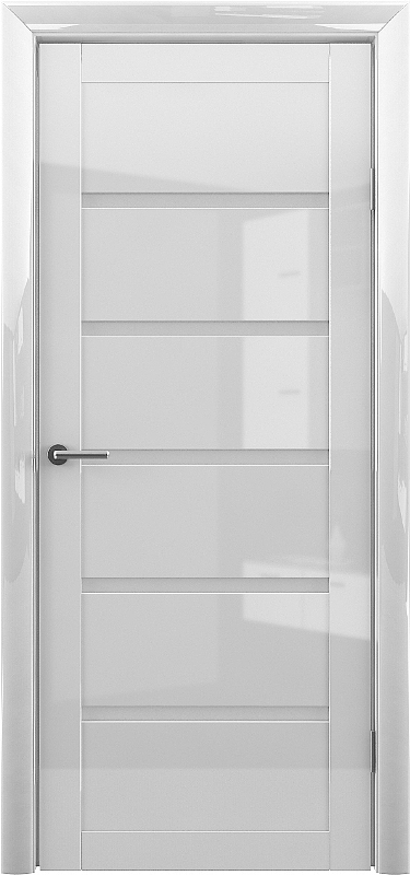 межкомнатные двери  Альберо Вена мателюкс белый глянец