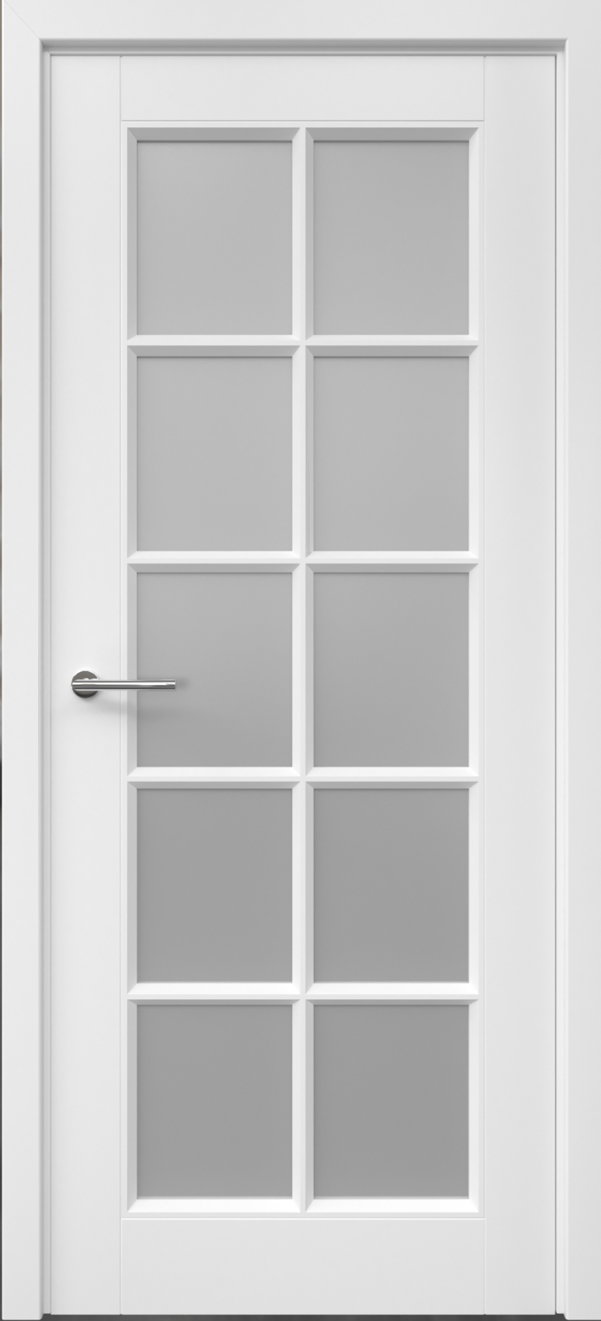 межкомнатные двери  Альберо Классика 6 мателюкс эмаль белая