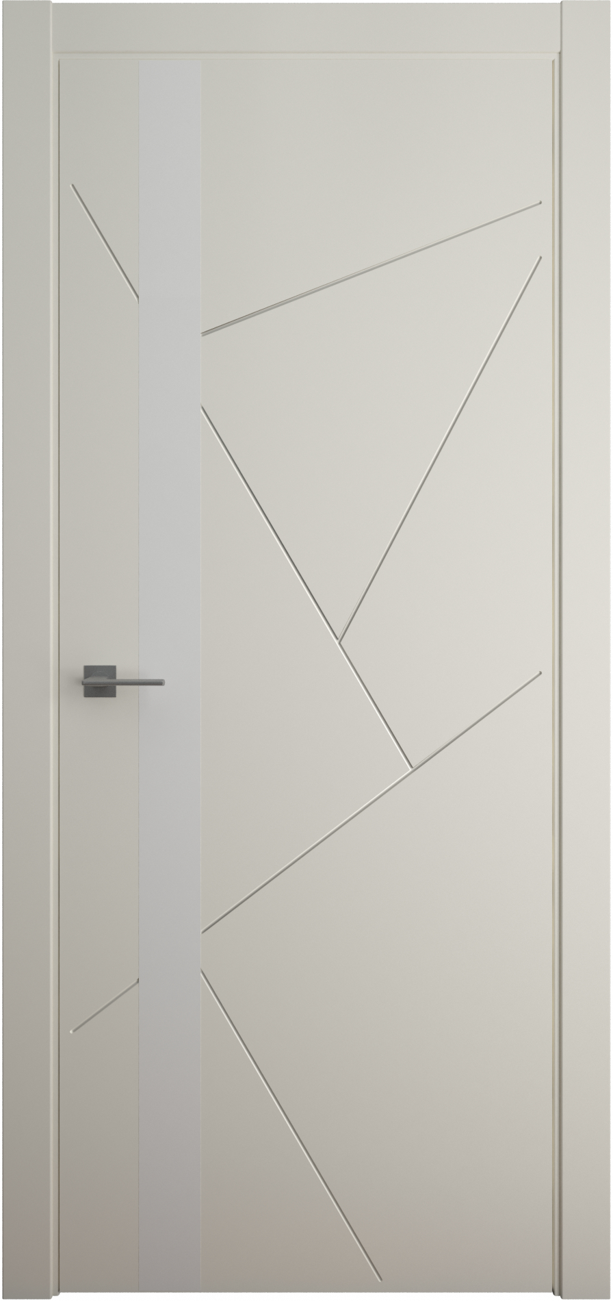 межкомнатные двери  Альберо Геометрия 6 белое эмаль латте