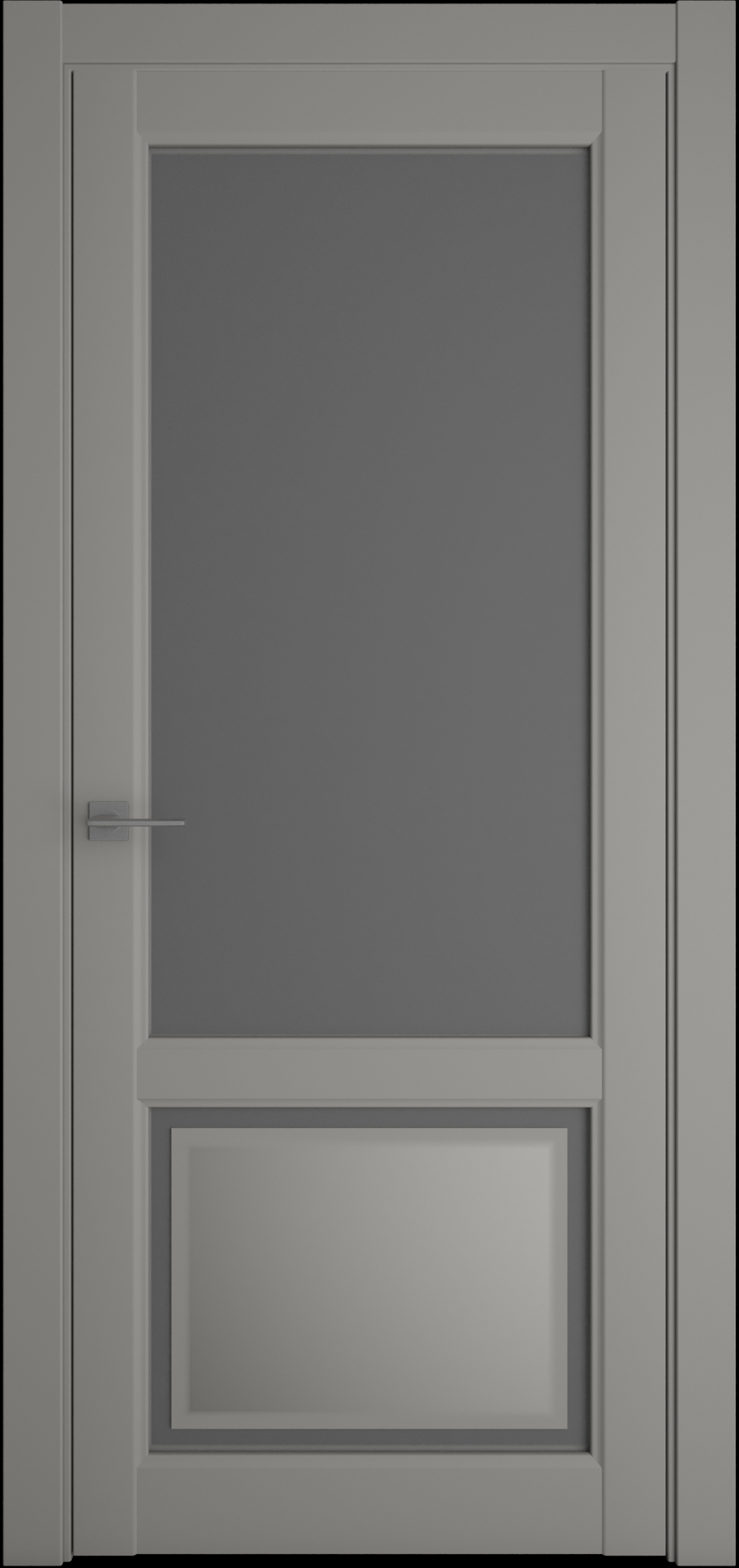 межкомнатные двери  Альберо Афина 1 ПО серый