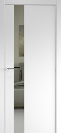 	межкомнатные двери 	Альберо Модель G зеркало эмаль белая