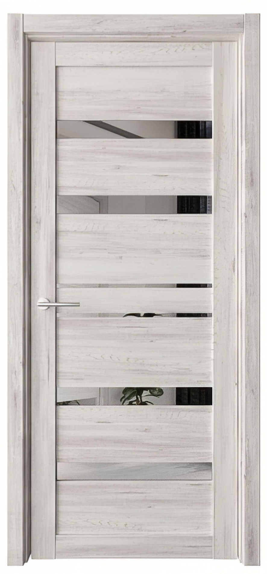 межкомнатные двери  Альберо Дрезден зеркало ель альпийская