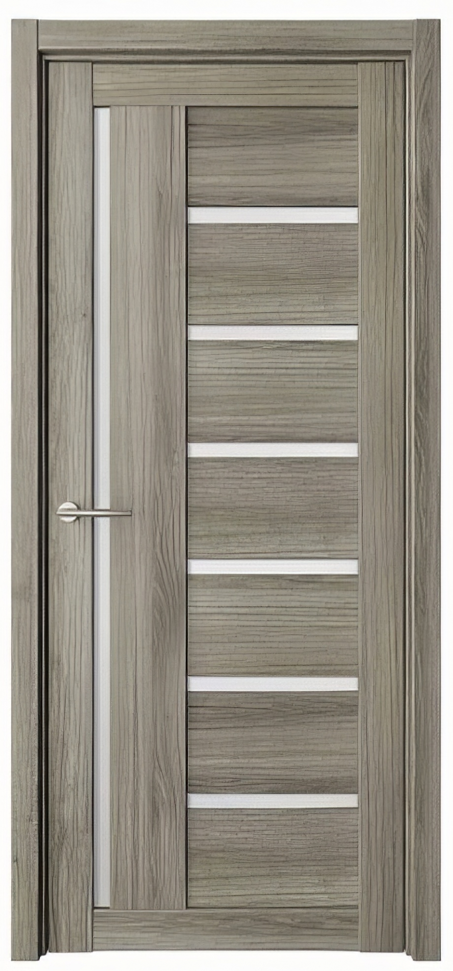 межкомнатные двери  Альберо Мадрид мателюкс ясень пепельный