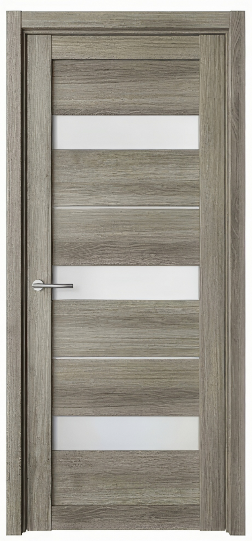 межкомнатные двери  Альберо Прага мателюкс ясень пепельный