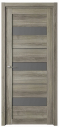 	межкомнатные двери 	Альберо Прага стекло ясень пепельный