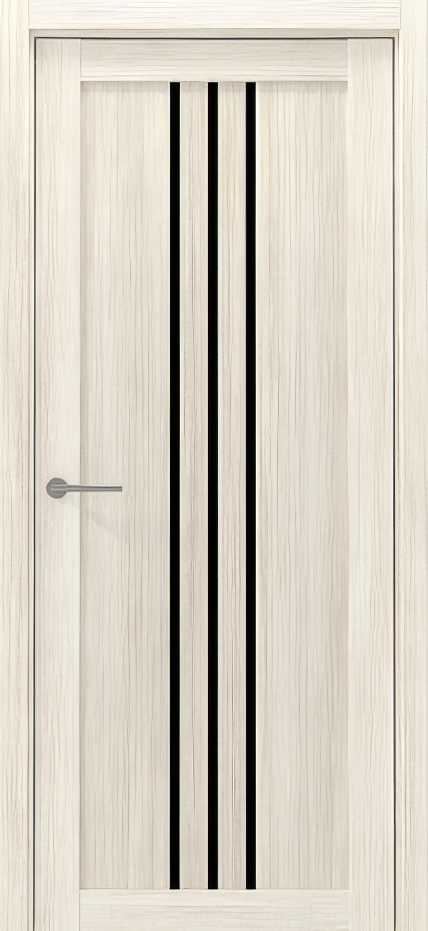 межкомнатные двери  Альберо Франкфурт стекло белый кипарис