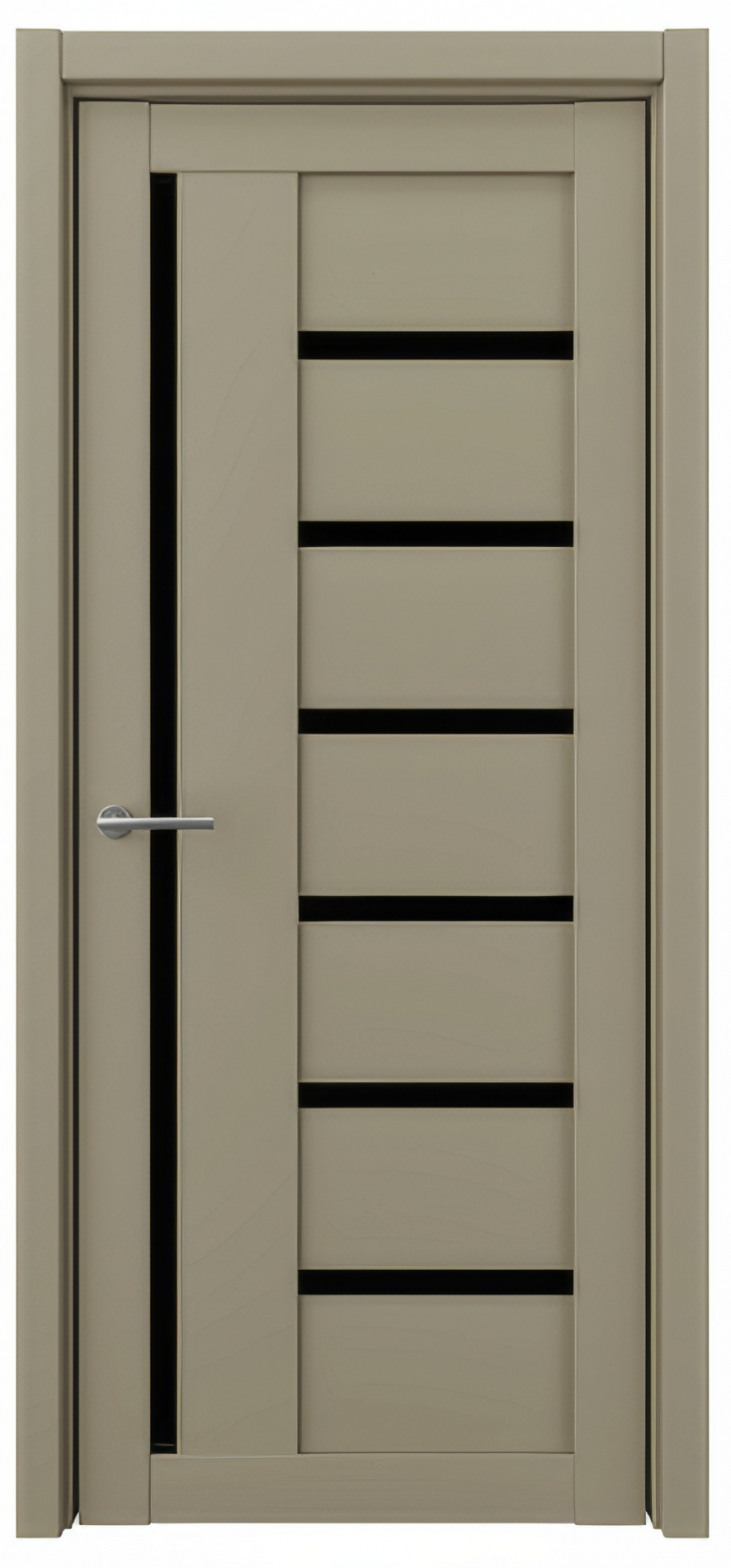 межкомнатные двери  Альберо Мадрид стекло серая