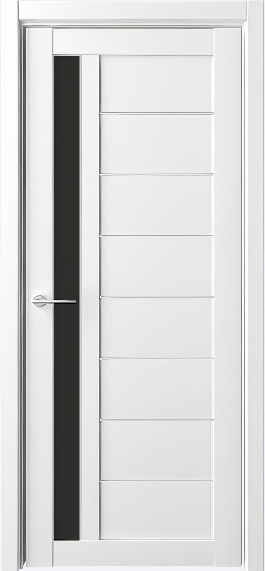 межкомнатные двери  Альберо Севилья стекло белый