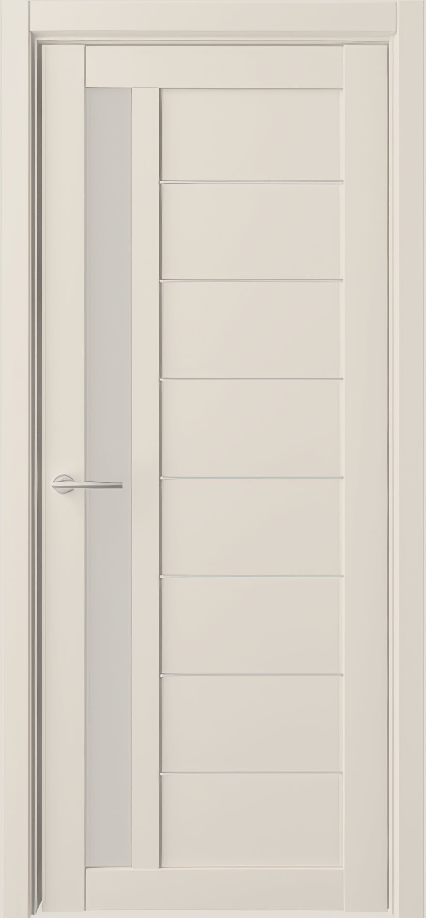 межкомнатные двери  Альберо Севилья стекло ваниль