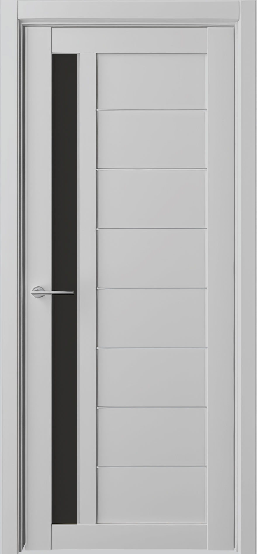 межкомнатные двери  Альберо Севилья стекло платина