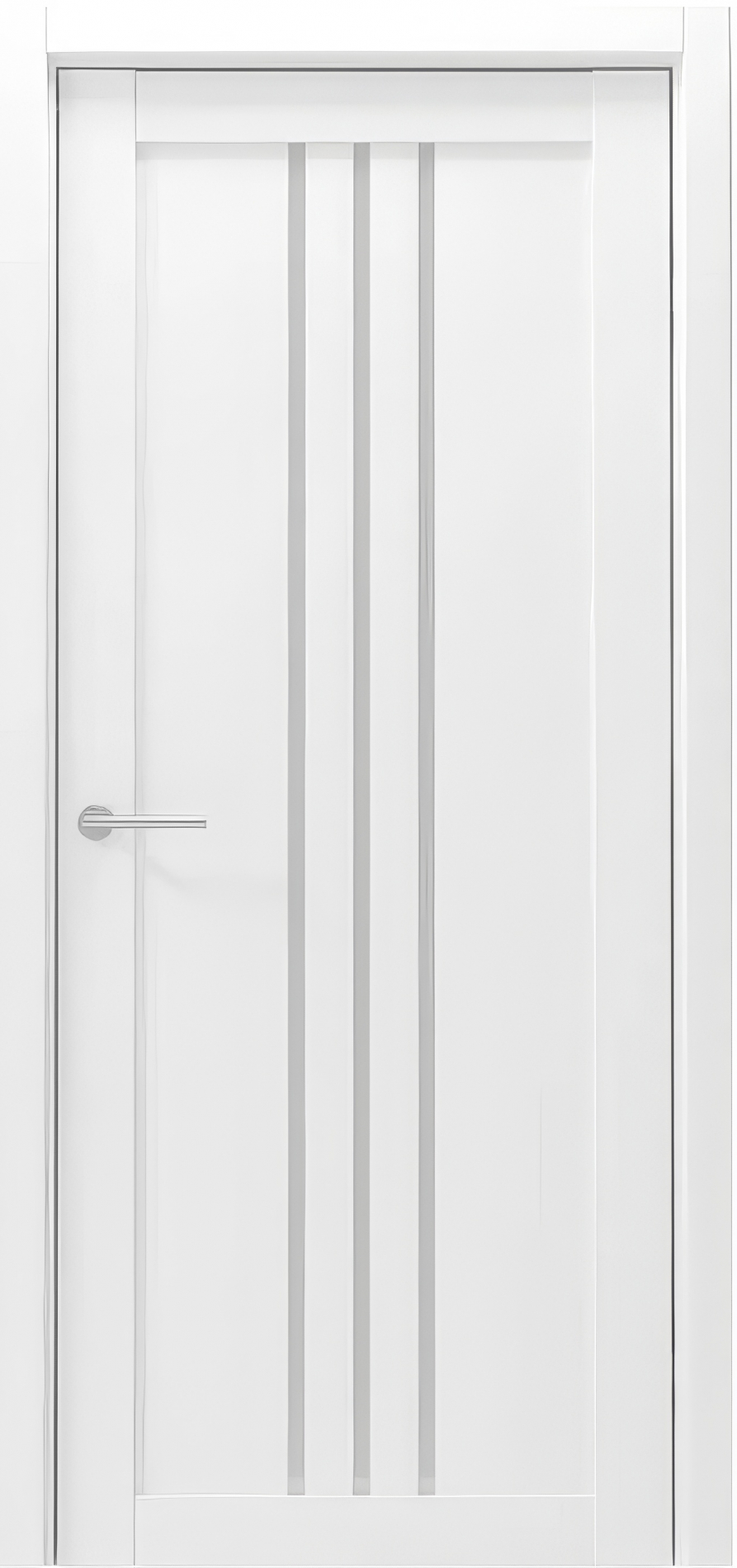 межкомнатные двери  Альберо Франкфурт мателюкс белый