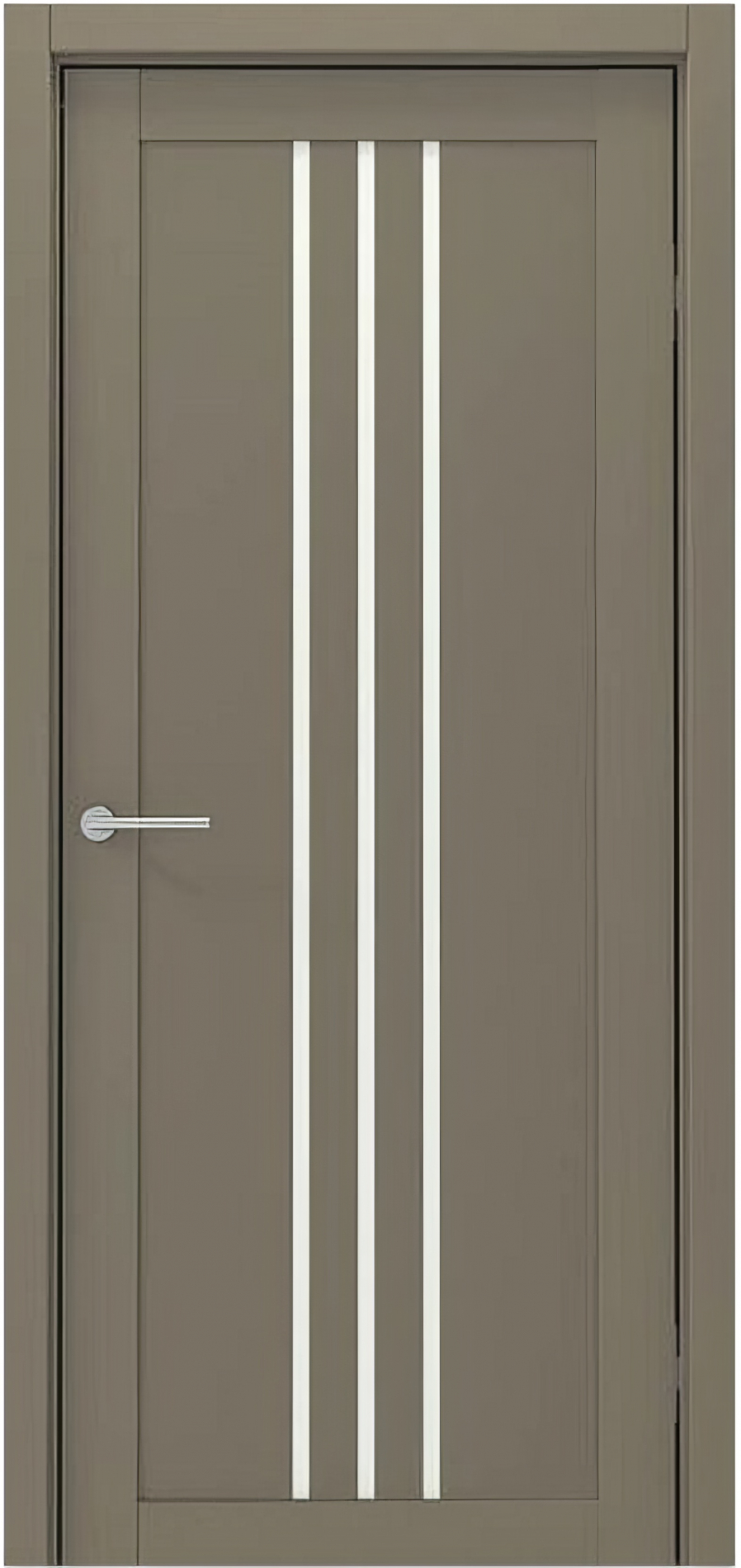 межкомнатные двери  Альберо Франкфурт мателюкс серый