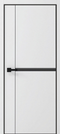 	межкомнатные двери 	Альберо Графика 2 ПГ белая кромка композит