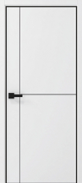 	межкомнатные двери 	Альберо Графика 3 ПГ белая кромка композит
