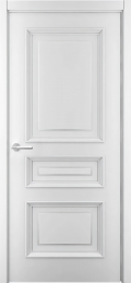 	межкомнатные двери 	Альберо Классика 3 эмаль белая
