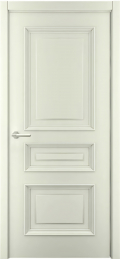 	межкомнатные двери 	Альберо Классика 3 эмаль слоновая кость